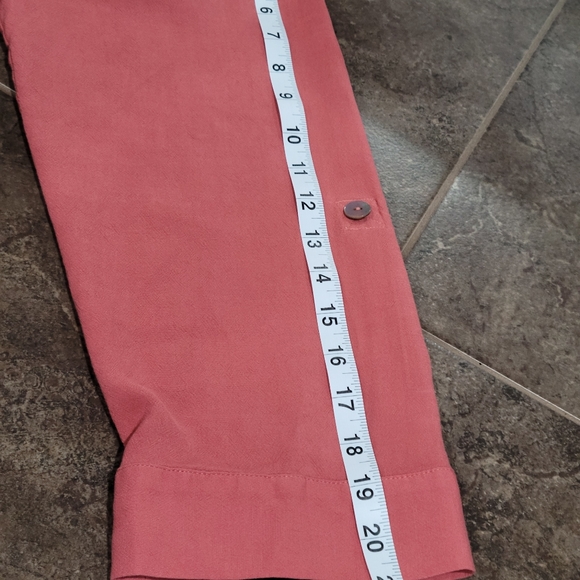Soft Surroundings Santa Barbara Button Down Tunic Top Coral 1XLarg Cotton Modal - Picture 10 of 10